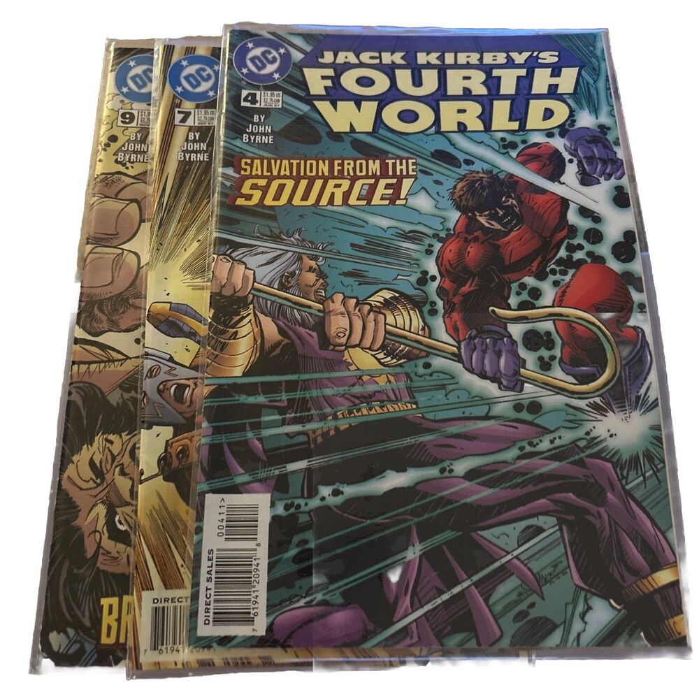 Fourth World (Jack Kirby's) #4,7 and 9 VF/NM; DC | John Byrne - w/Bag+Board